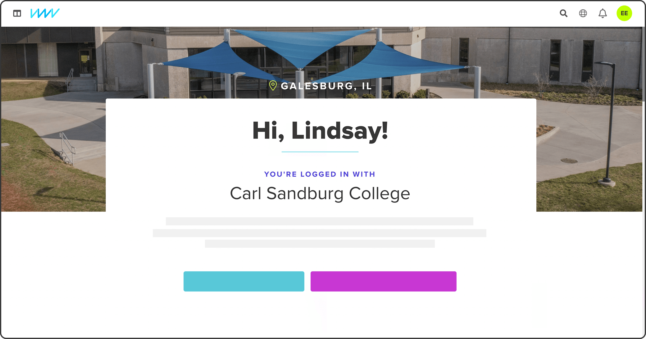 Screenshot of Wingspans At Recruitment Events features